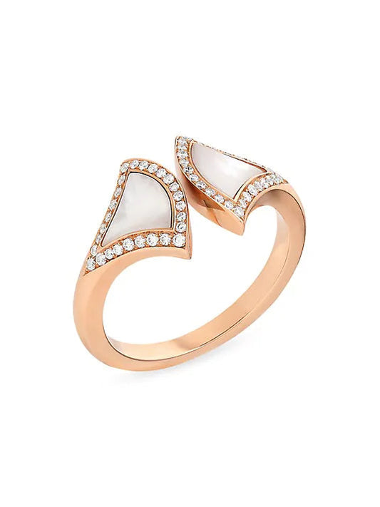 [Charm Aries Jewelry]DREAM MOP DIAMOND OPEN RING