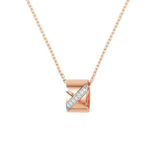 [Charm Aries Jewelry]LIENS EVIDENCE DIAMOND NECKLACE