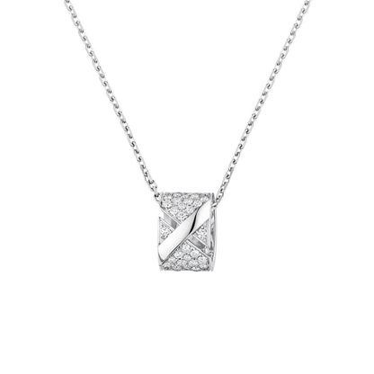 [Charm Aries Jewelry]LIENS EVIDENCE DIAMOND PAVED NECKLACE