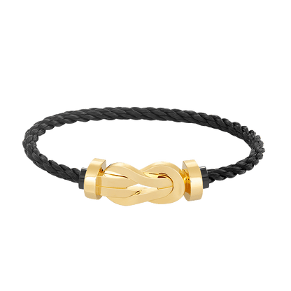 [Charm Aries Jewelry]CHANCE LARGE 8 FIGURE BUCKLE NO DIAMOND BRACELET GOLD