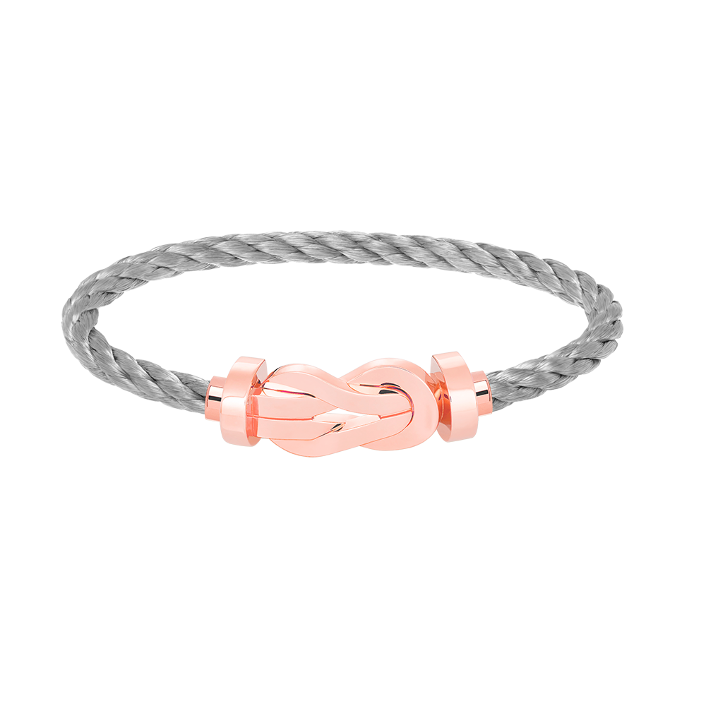 [Charm Aries Jewelry]CHANCE LARGE 8 FIGURE BUCKLE NO DIAMOND BRACELET ROSE GOLD