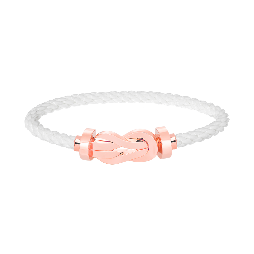 [Charm Aries Jewelry]CHANCE LARGE 8 FIGURE BUCKLE NO DIAMOND BRACELET ROSE GOLD
