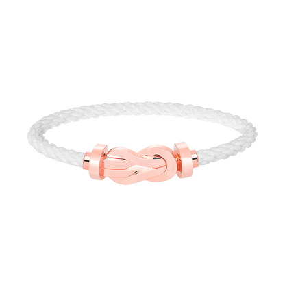 [Charm Aries Jewelry]CHANCE LARGE 8 FIGURE BUCKLE NO DIAMOND BRACELET ROSE GOLD