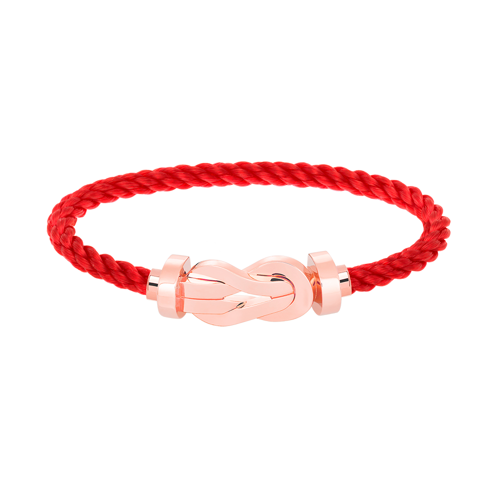 [Charm Aries Jewelry]CHANCE LARGE 8 FIGURE BUCKLE NO DIAMOND BRACELET ROSE GOLD