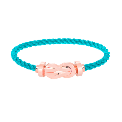 [Charm Aries Jewelry]CHANCE LARGE 8 FIGURE BUCKLE NO DIAMOND BRACELET ROSE GOLD