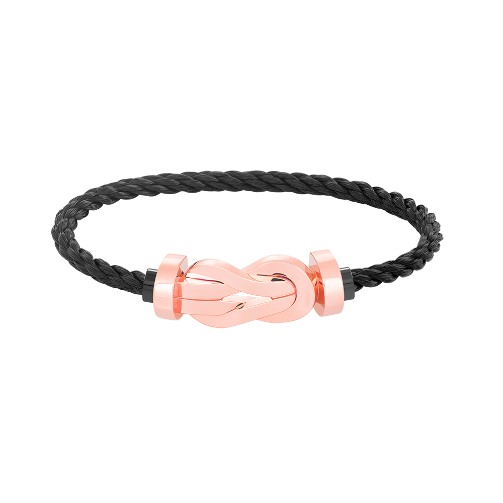 [Charm Aries Jewelry]CHANCE LARGE 8 FIGURE BUCKLE NO DIAMOND BRACELET ROSE GOLD