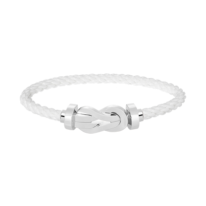 [Charm Aries Jewelry]CHANCE LARGE 8 FIGURE BUCKLE NO DIAMOND BRACELET SILVER