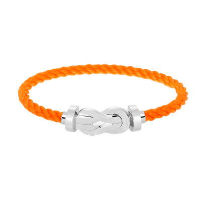 [Charm Aries Jewelry]CHANCE LARGE 8 FIGURE BUCKLE NO DIAMOND BRACELET SILVER