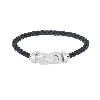 [Charm Aries Jewelry]CHANCE LARGE 8 FIGURE BUCKLE NO DIAMOND BRACELET SILVER