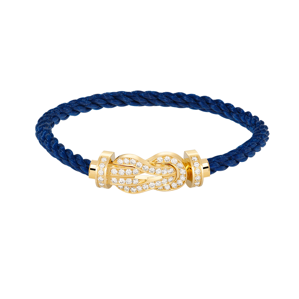 [Charm Aries Jewelry]CHANCE LARGE 8 FIGURE BUCKLE FULLDIAMOND BRACELET GOLD