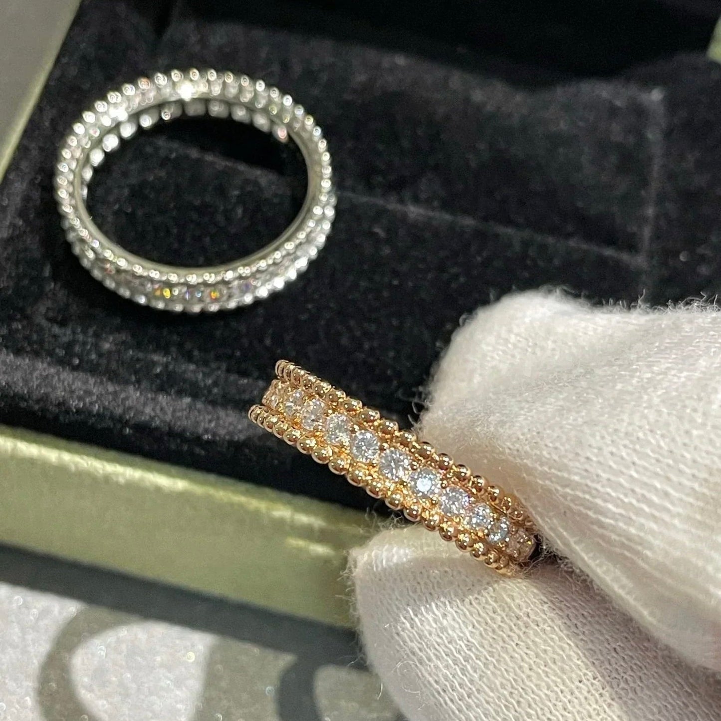 [Charm Aries Jewelry]PERLEE DIAMOND SILVER RING