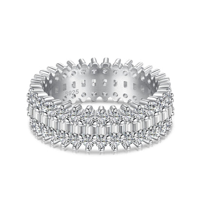 [Charm Aries Jewelry]Ornate Colorful Radiant Cut Daily Ring