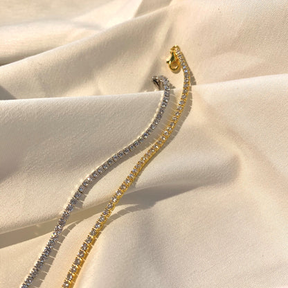 [Charm Aries Jewelry]Radiant Shinning Princess Cut Tennis Bracelet