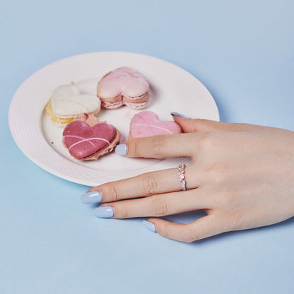 [Charm Aries Jewelry]Delicate Vibrant Emerald Cut Daily Ring