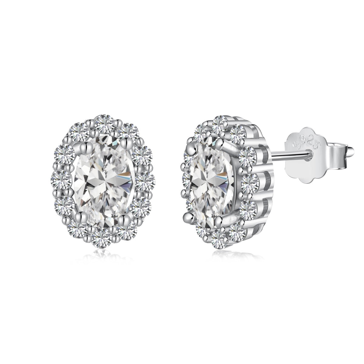 [Charm Aries Jewelry]Delicate Unique Oval Cut Daily Earrings