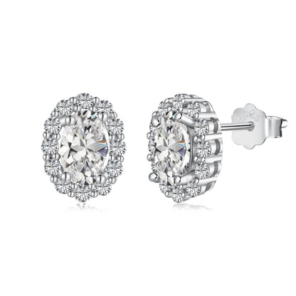 [Charm Aries Jewelry]Delicate Unique Oval Cut Daily Earrings