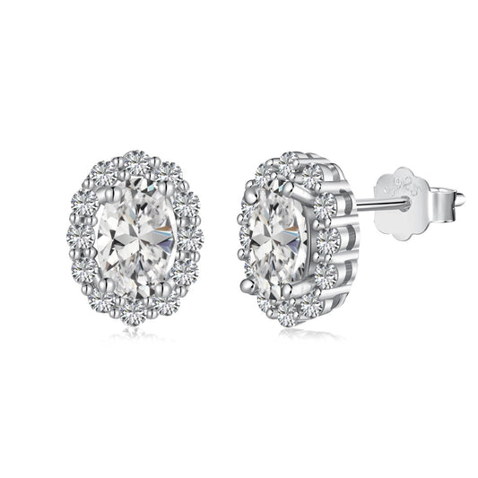 [Charm Aries Jewelry]Delicate Unique Oval Cut Daily Earrings