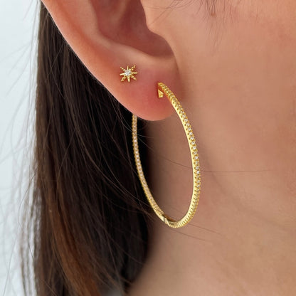 [Charm Aries Jewelry]Popular Large Hoop Earrings