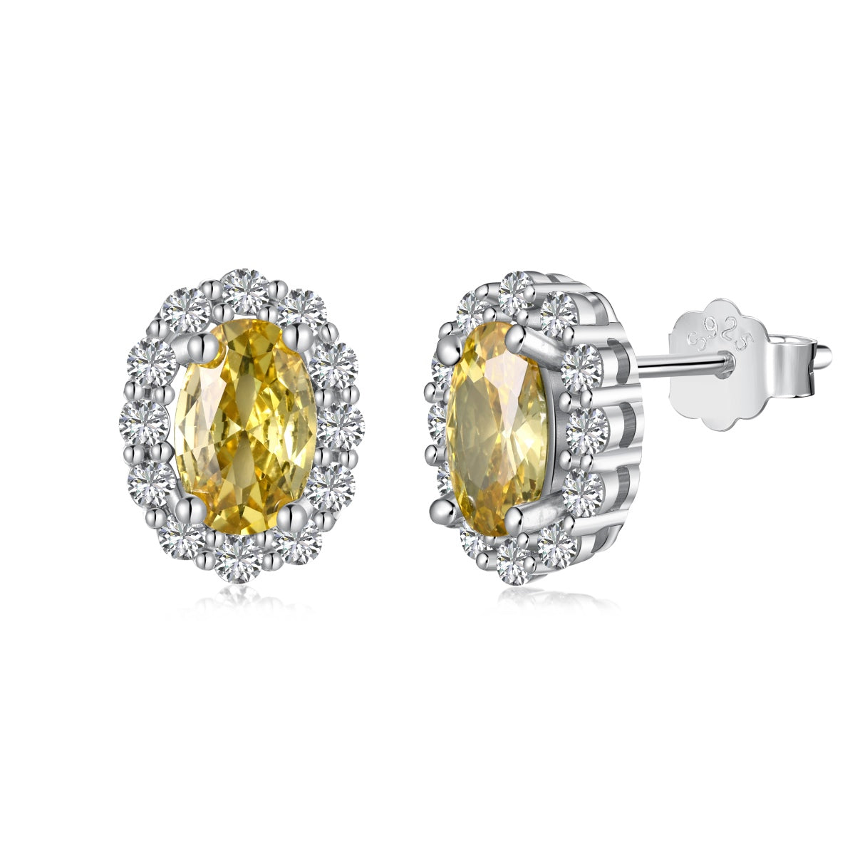 [Charm Aries Jewelry]Delicate Unique Oval Cut Daily Earrings