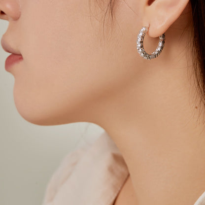 [Charm Aries Jewelry]Unique Round Cut Daily Earrings