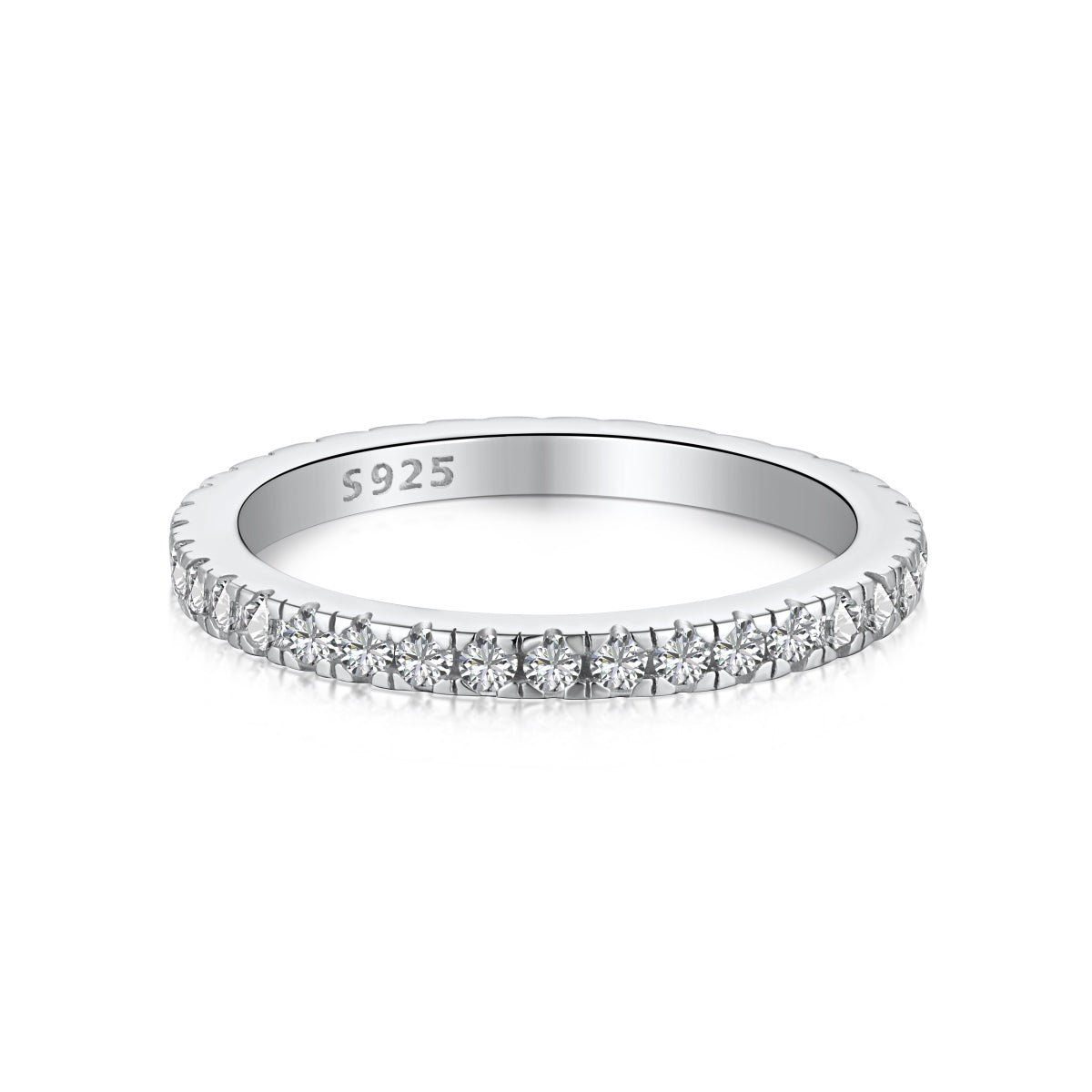 [Charm Aries Jewelry]Delicate Sparkling Round Cut Daily Ring