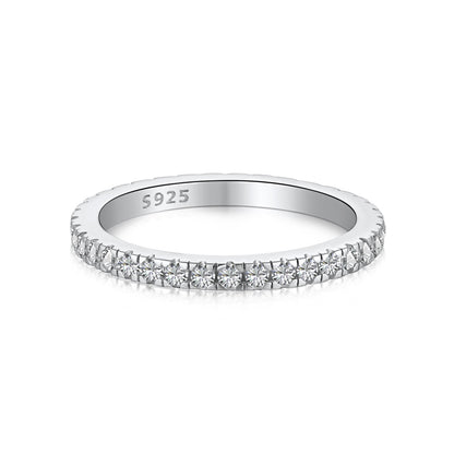 [Charm Aries Jewelry]Delicate Sparkling Round Cut Daily Ring