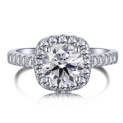 [Charm Aries Jewelry]Dazzling Resplendent Round Cut Wedding Ring