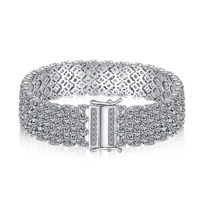 [Charm Aries Jewelry]Ornate Elegant Round Cut Party Bracelet