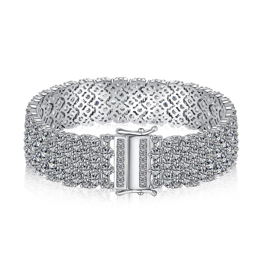 [Charm Aries Jewelry]Ornate Elegant Round Cut Party Bracelet