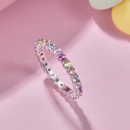 [Charm Aries Jewelry]Dazzling Resplendent Round Cut Party Ring