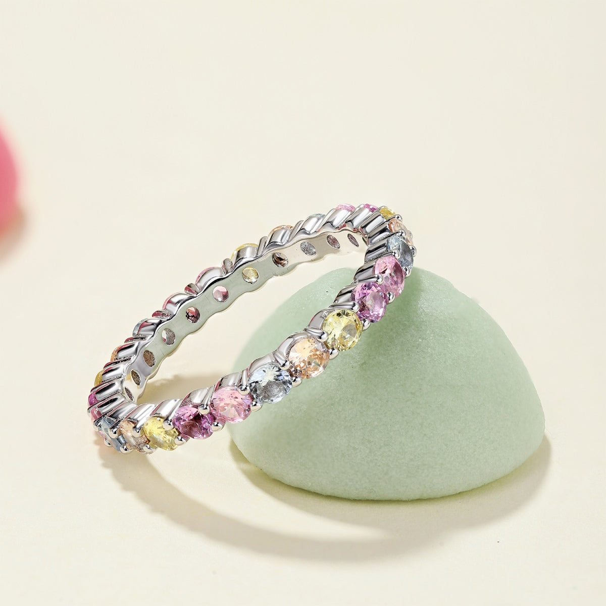 [Charm Aries Jewelry]Dazzling Resplendent Round Cut Party Ring