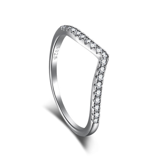 [Charm Aries Jewelry]Elaborate Tennis Band Ring