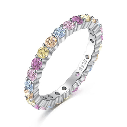 [Charm Aries Jewelry]Dazzling Resplendent Round Cut Party Ring