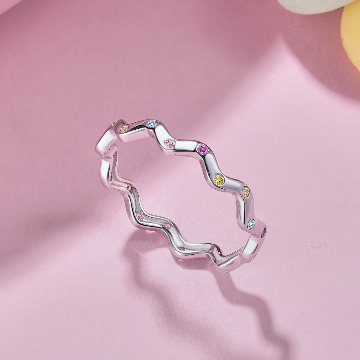 [Charm Aries Jewelry]Ornate Vibrant Round Cut Daily Ring
