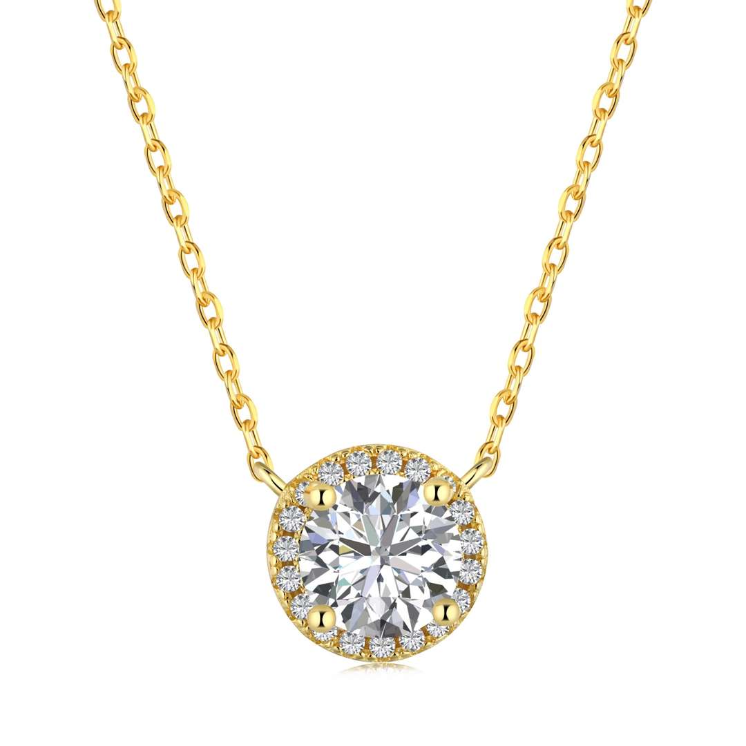 [Charm Aries Jewelry]Luxurious Round Cut Necklace