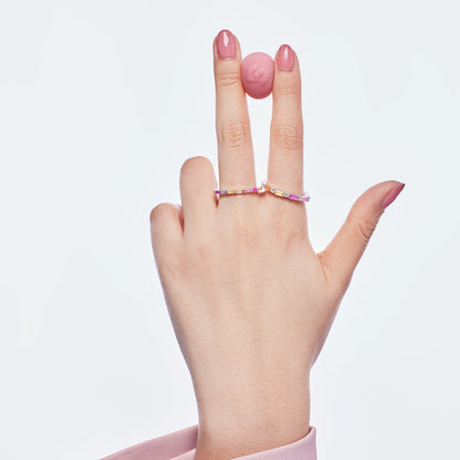 [Charm Aries Jewelry]Exquisite Multicolored Emerald Cut Daily Ring
