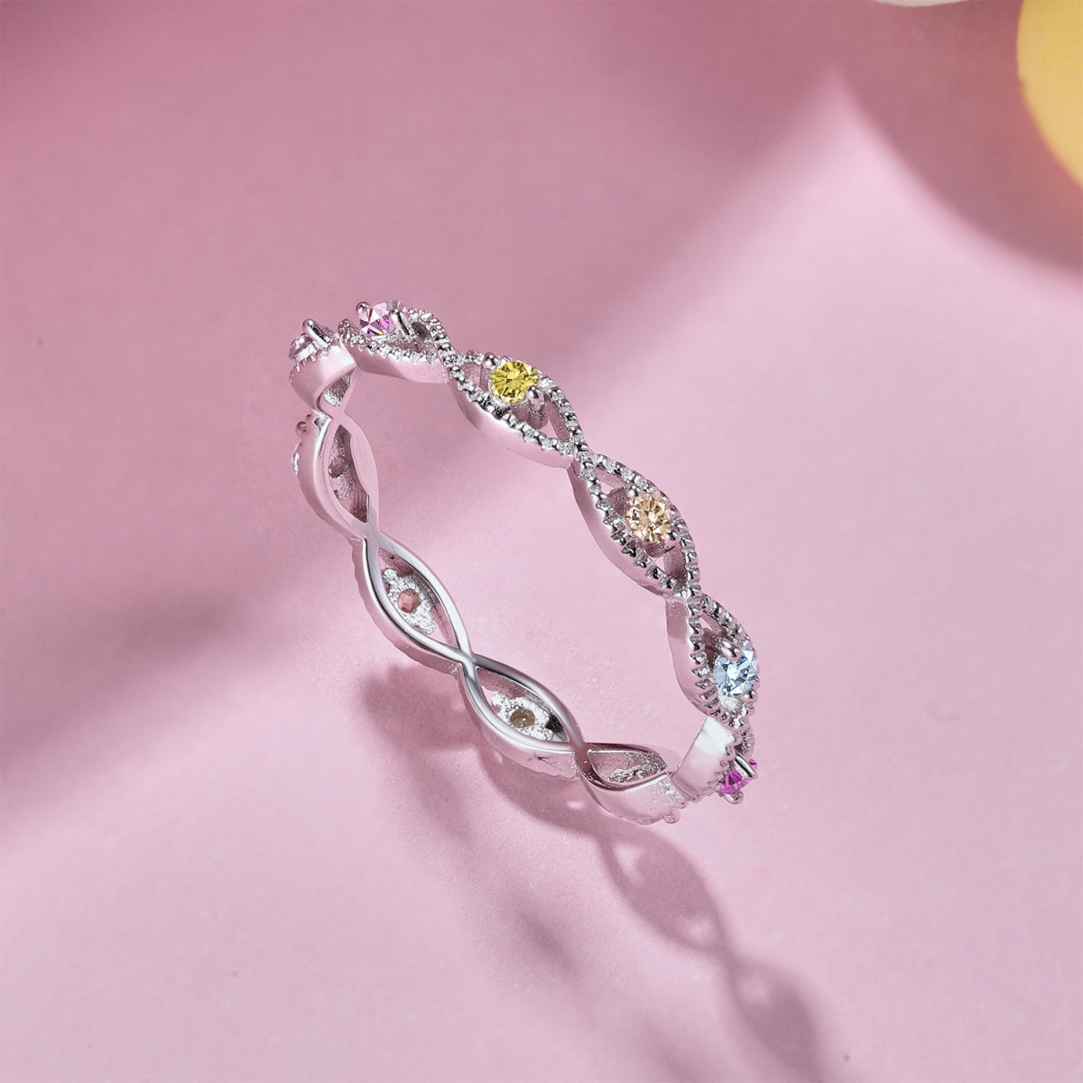 [Charm Aries Jewelry]Elegant Energetic Round Cut Daily Ring