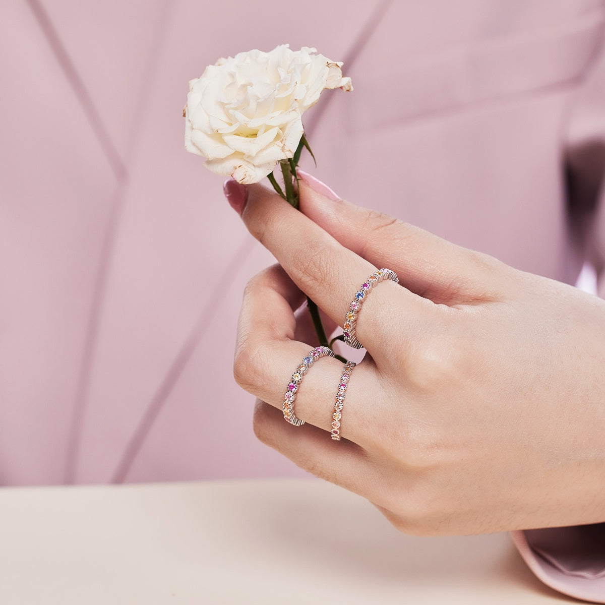 [Charm Aries Jewelry]Elegant Energetic Round Cut Daily Ring
