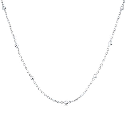 [Charm Aries Jewelry]Small Bead Clavicle Chain Simple Necklace