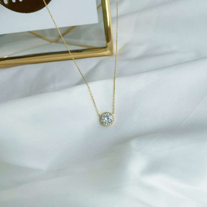 [Charm Aries Jewelry]Luxurious Round Cut Necklace