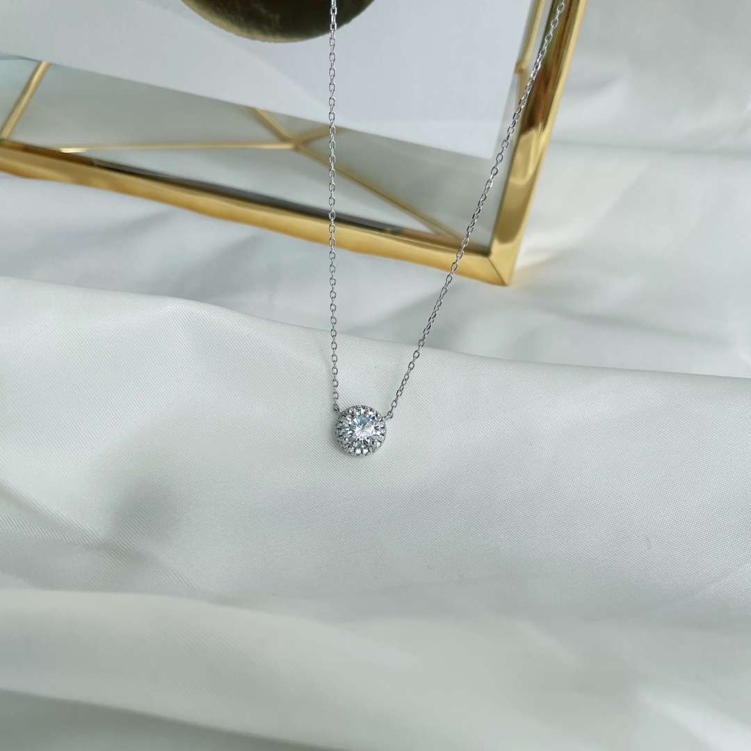 [Charm Aries Jewelry]Luxurious Round Cut Necklace