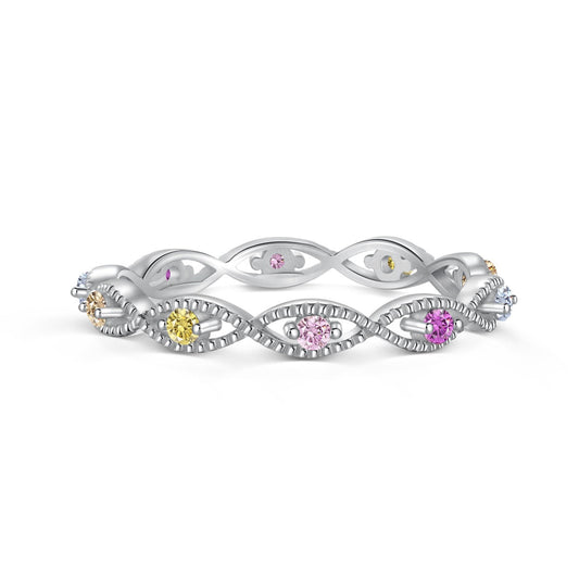 [Charm Aries Jewelry]Elegant Energetic Round Cut Daily Ring