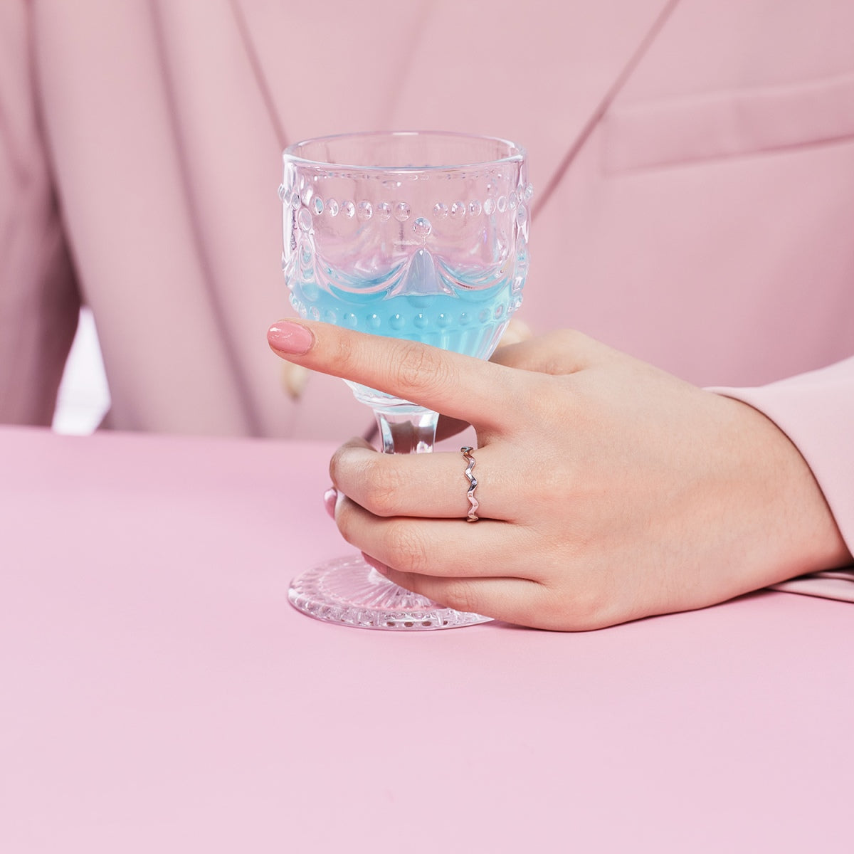 [Charm Aries Jewelry]Ornate Vibrant Round Cut Daily Ring