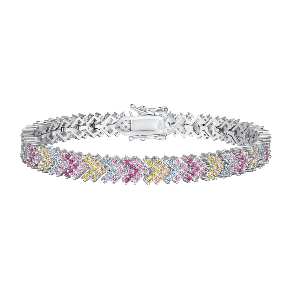[Charm Aries Jewelry]Ornate Sparkling Round Cut Party Bracelet