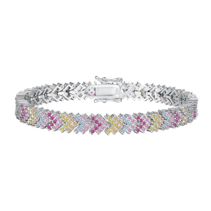 [Charm Aries Jewelry]Ornate Sparkling Round Cut Party Bracelet