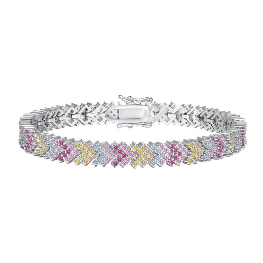 [Charm Aries Jewelry]Ornate Sparkling Round Cut Party Bracelet