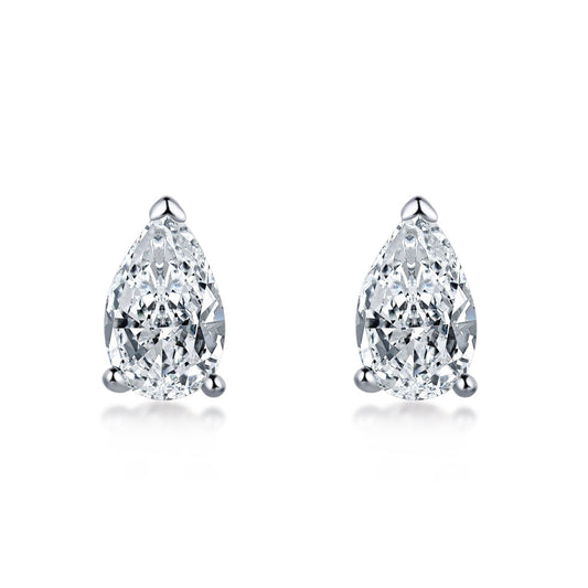 [Charm Aries Jewelry]Ornate Water Drop Shape Earrings