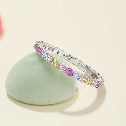 [Charm Aries Jewelry]Elegant Vivid Round Cut Daily Ring