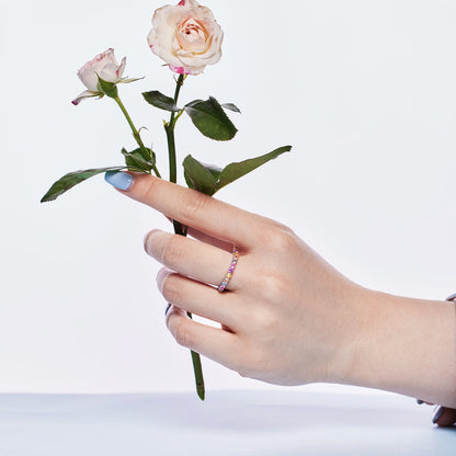 [Charm Aries Jewelry]Dazzling Resplendent Round Cut Party Ring