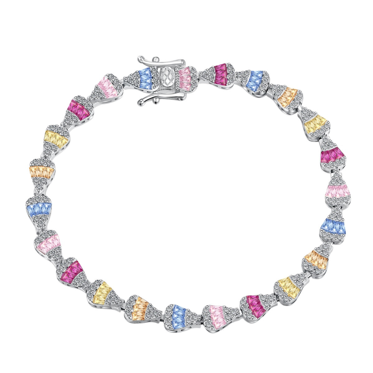 [Charm Aries Jewelry]Radiant Water Drop Shape Daily Bracelet